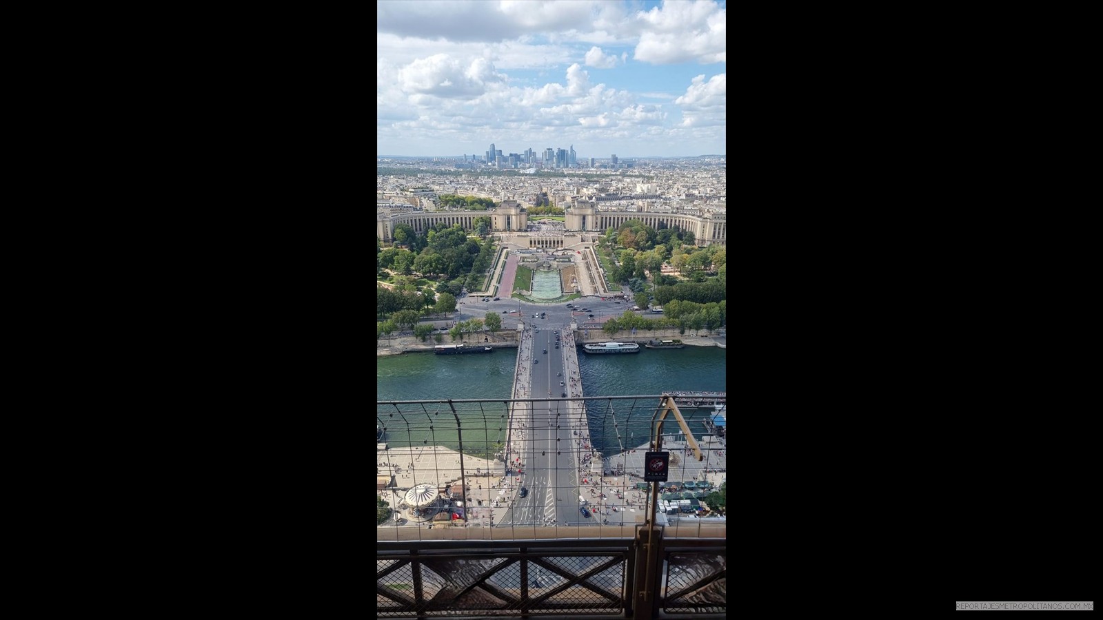  PANORAMICA DE PARIS DESDE 1ER. PISO DE LA TORRE EIFFEL