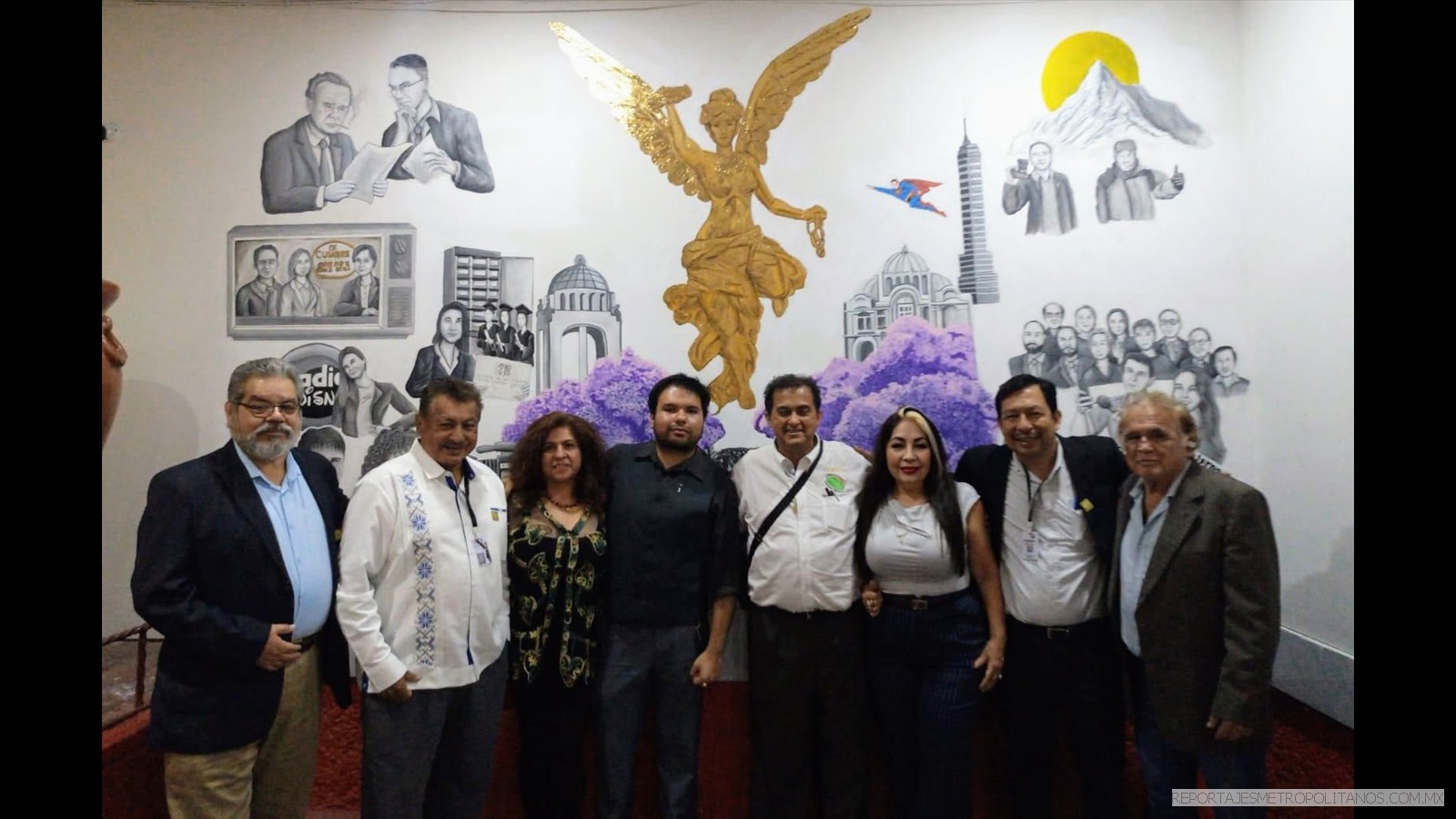  PINTORES Y PERIODISTAS DE LA IX CUMBRE