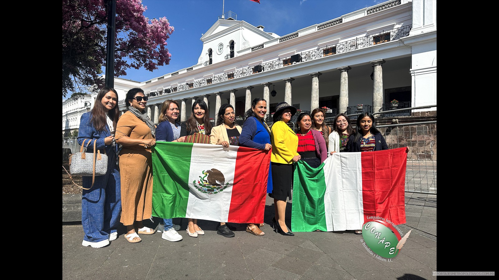 EN QUITO VISITARON ELPALACIO DE GOBIERNO Y EL CENTRO HISTORICO 