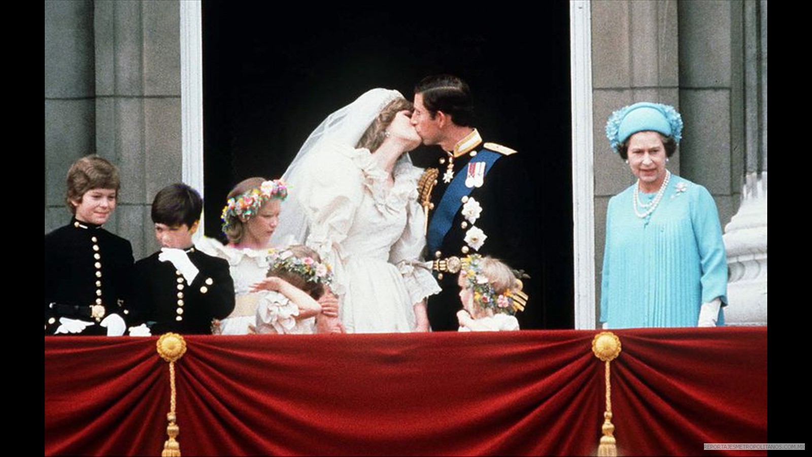En la boda de Diana Spencer y Carlos de Inglaterra el 29 de julio de 1981