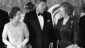 Con Reagan y la primera ministra Margaret Tharcher en Buckingham el 9 de junio de 1984